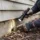 Technician inspecting a home foundation entry point as part of a year-round pest control plan in Phoenix